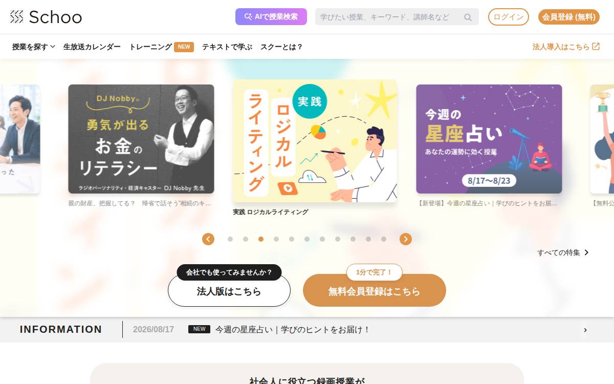 Schoo website preview