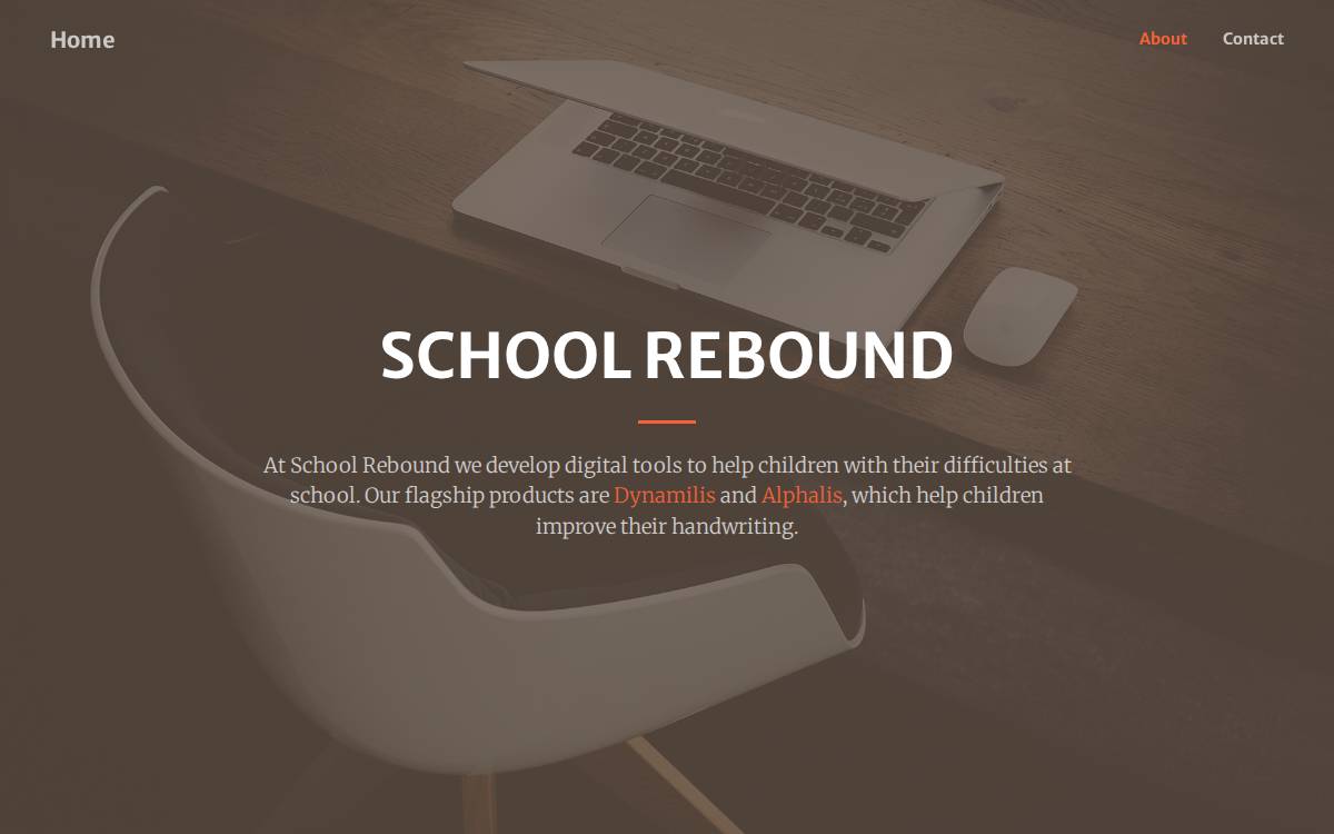Schoolrebound website preview