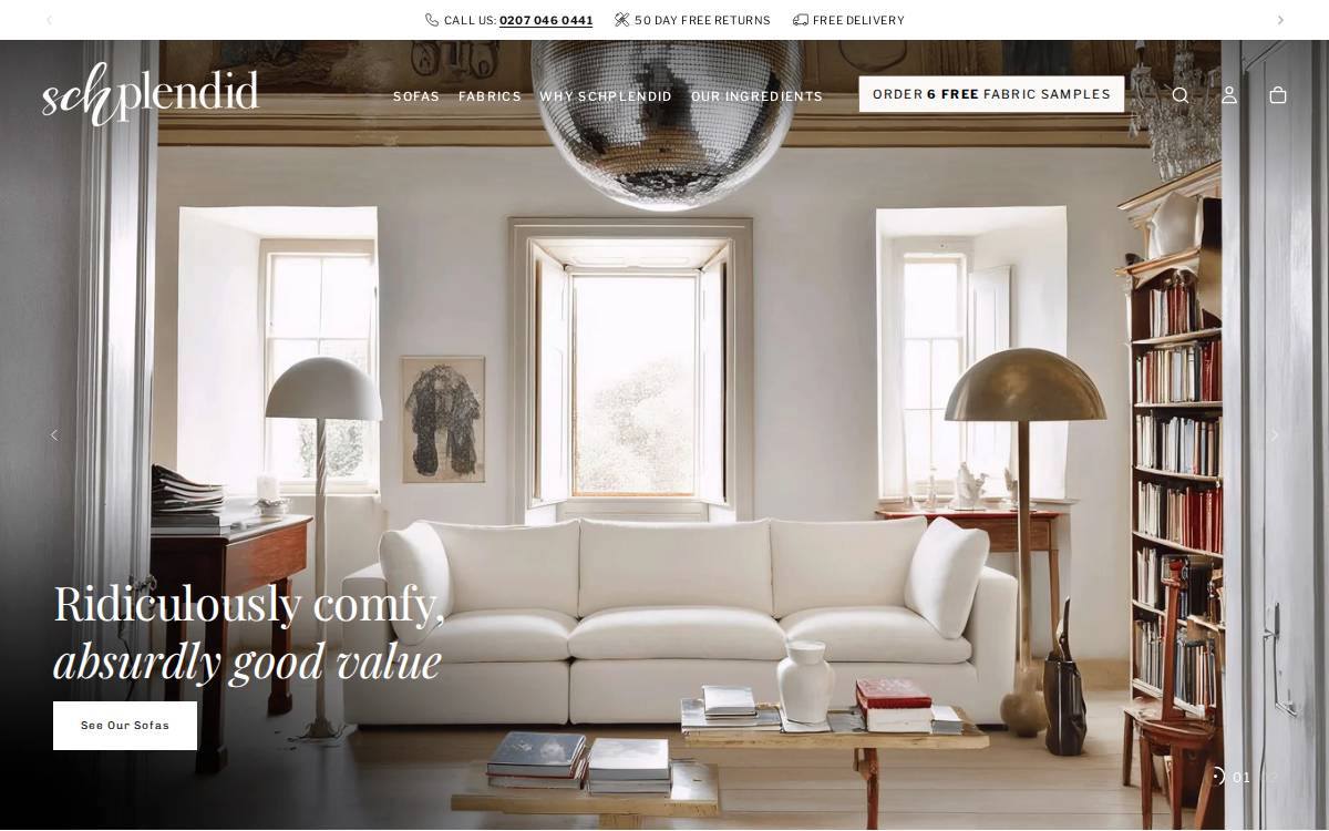 Schplendid website preview