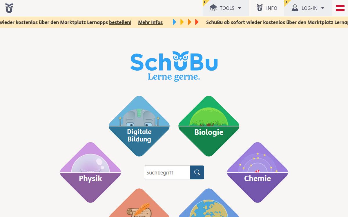 Schubu website preview