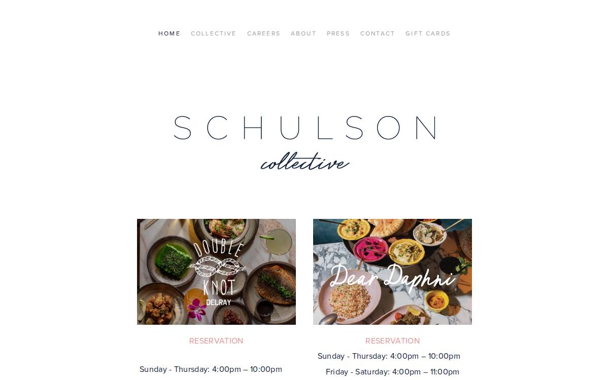 Schulson Collective website preview