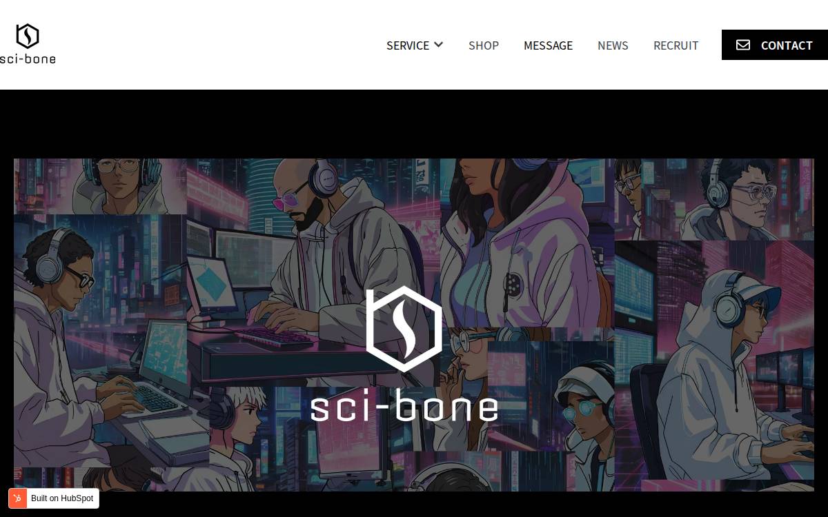 sci-bone/Japan website preview