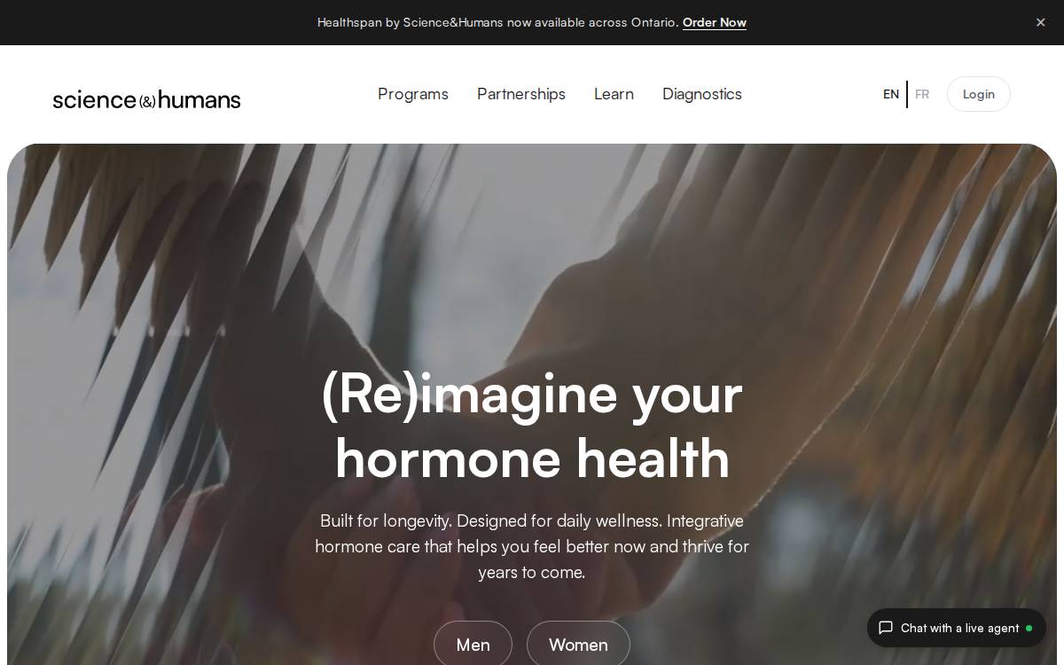 Science&Humans website preview