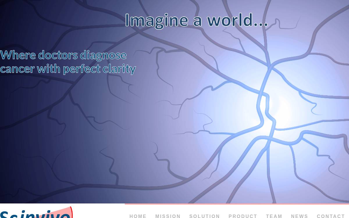 Scinvivo website preview