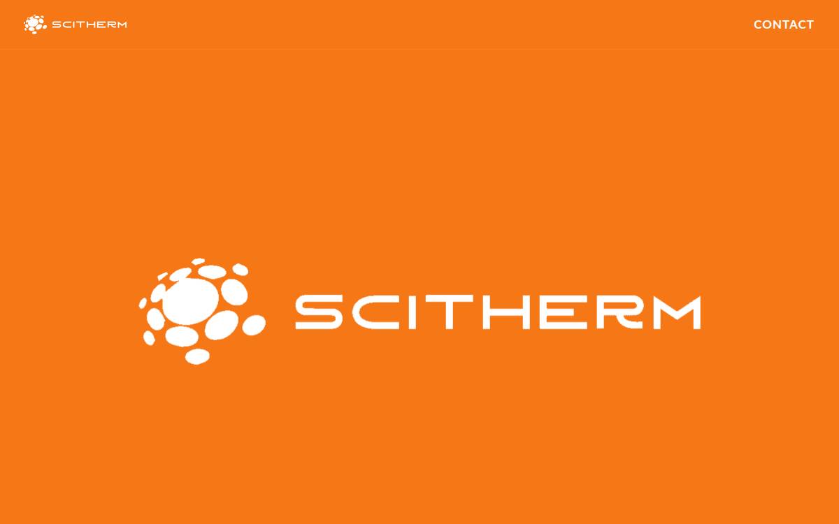 Scitherm website preview