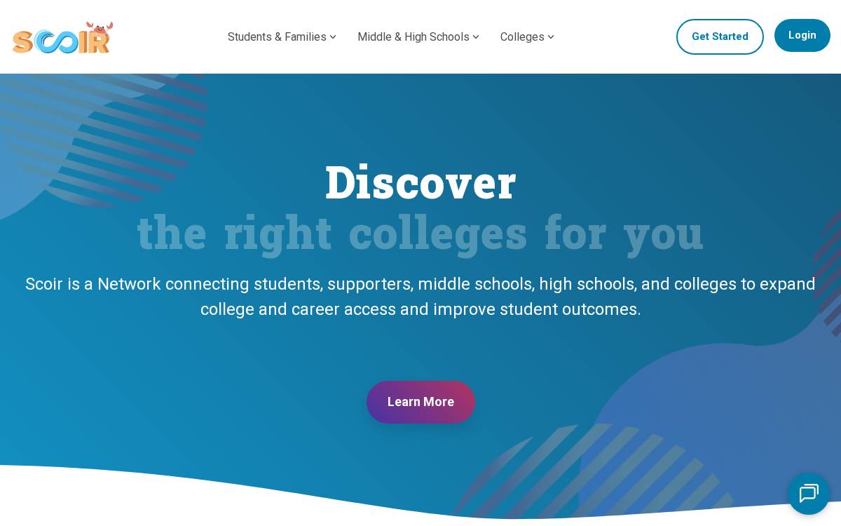 Scoir website preview