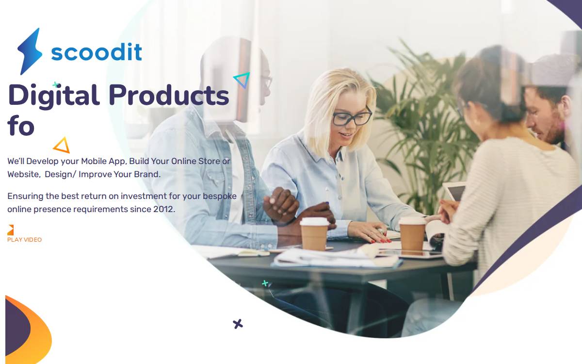 Scoodit website preview