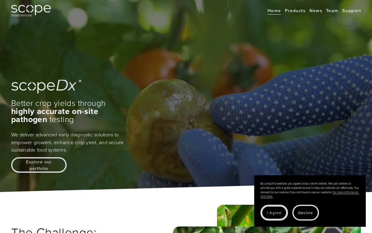 Scope website preview