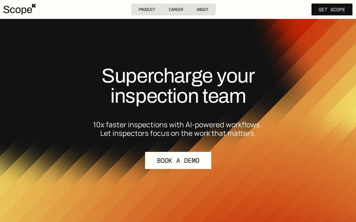Scope AI website preview