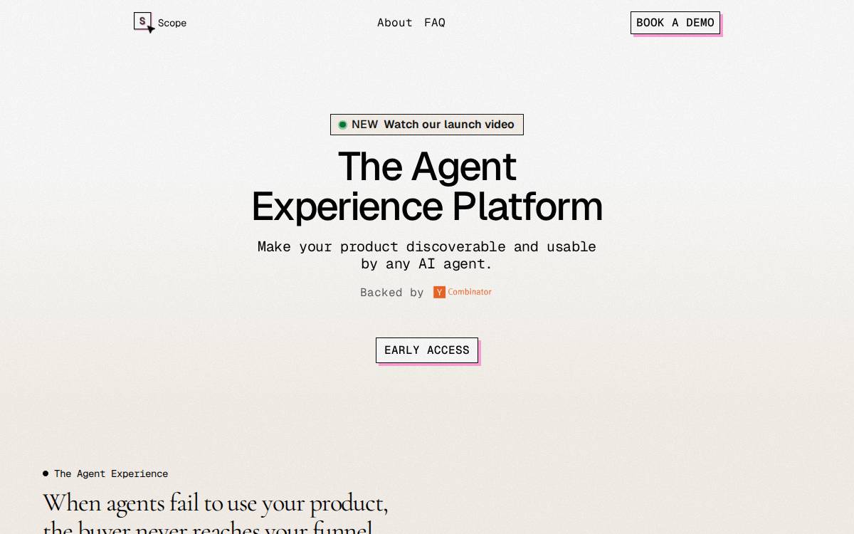 Scope website preview