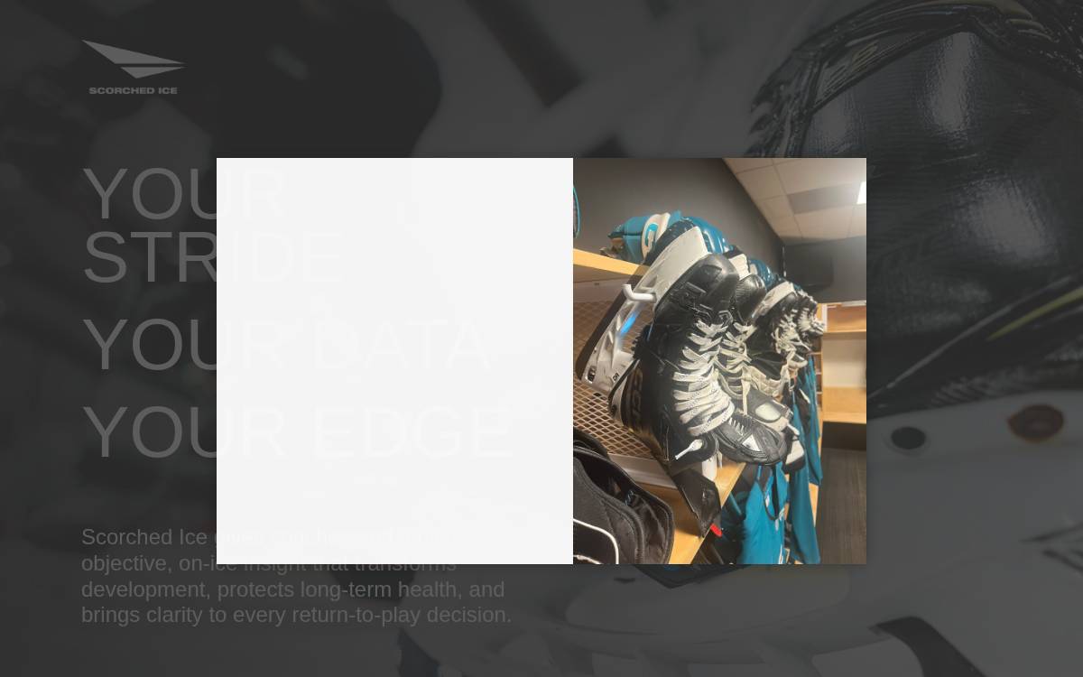 Scorched Ice website preview
