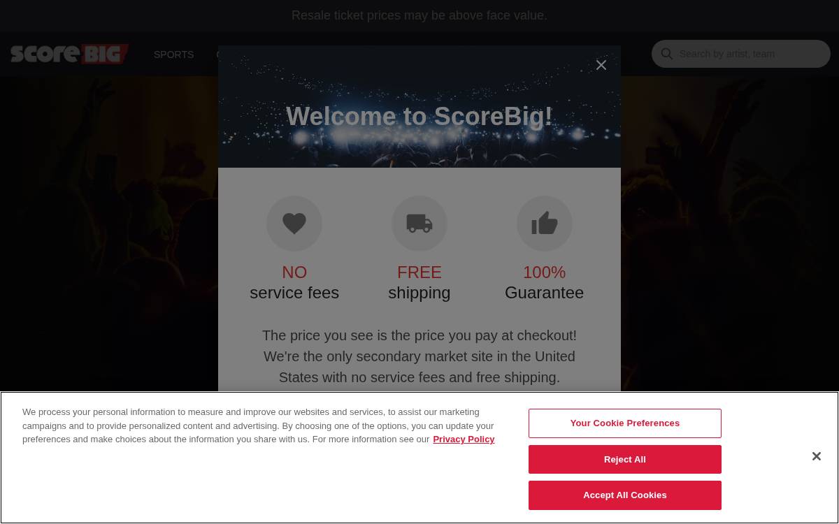 ScoreBig website preview
