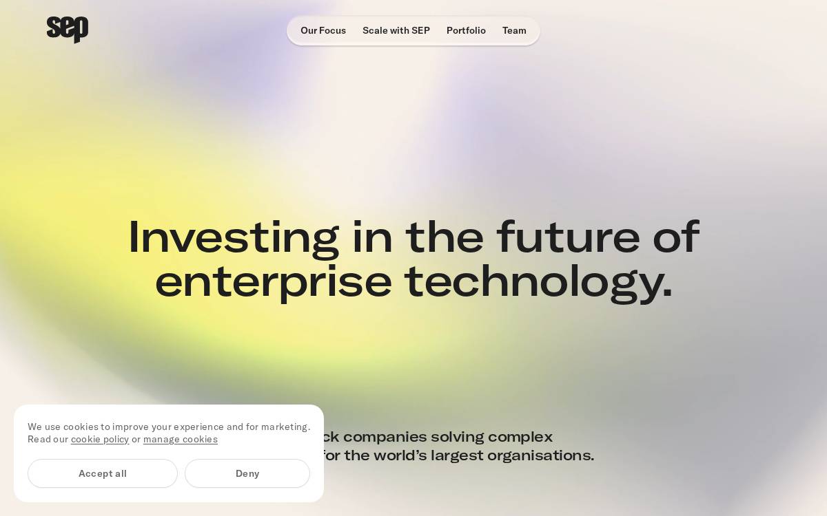 Scottish Equity Partners website preview