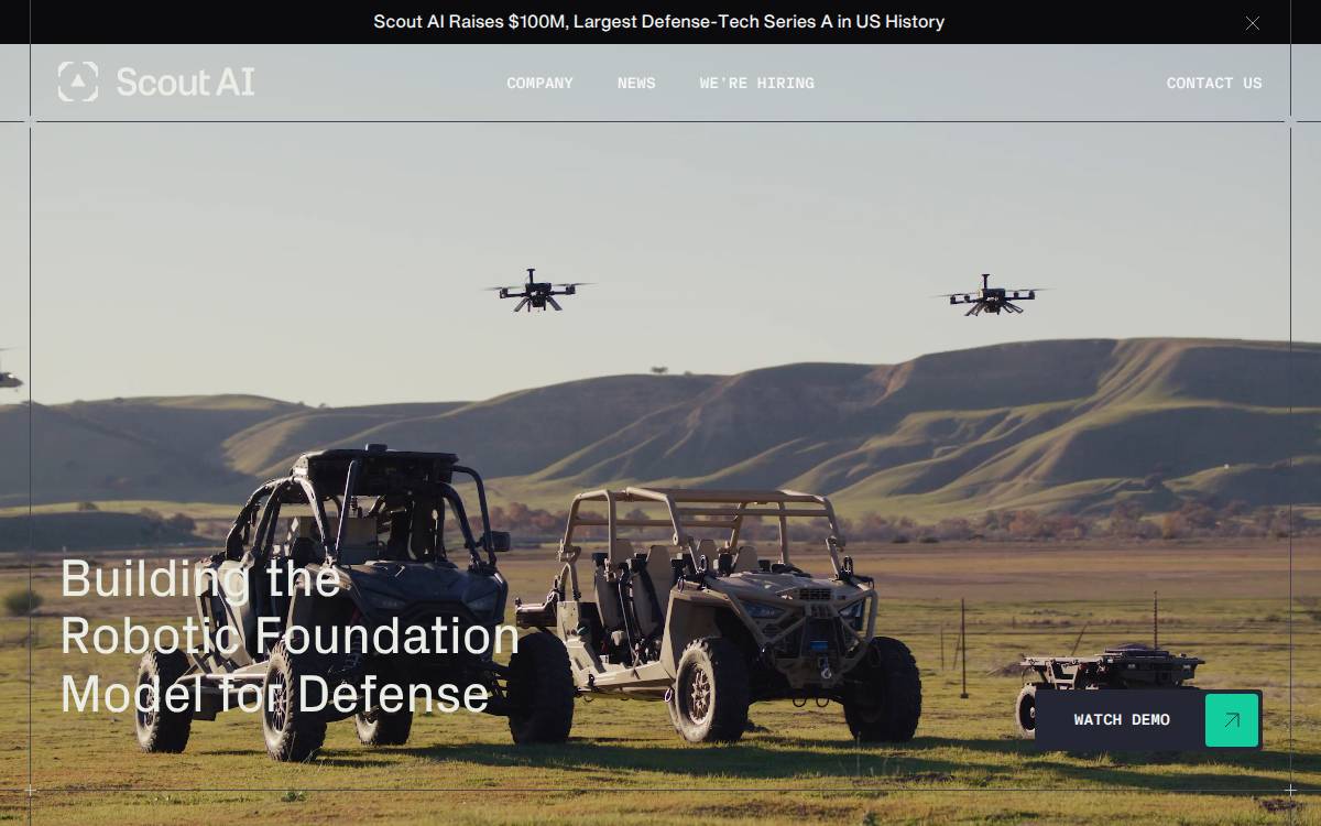 Scout AI website preview