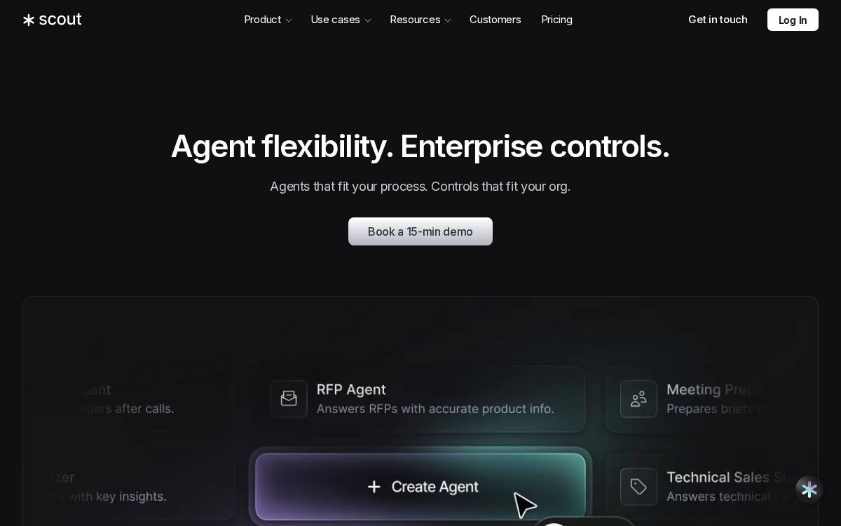 Scout website preview