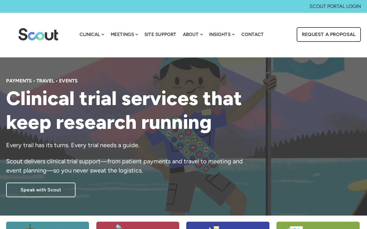 Scoutclinical website preview