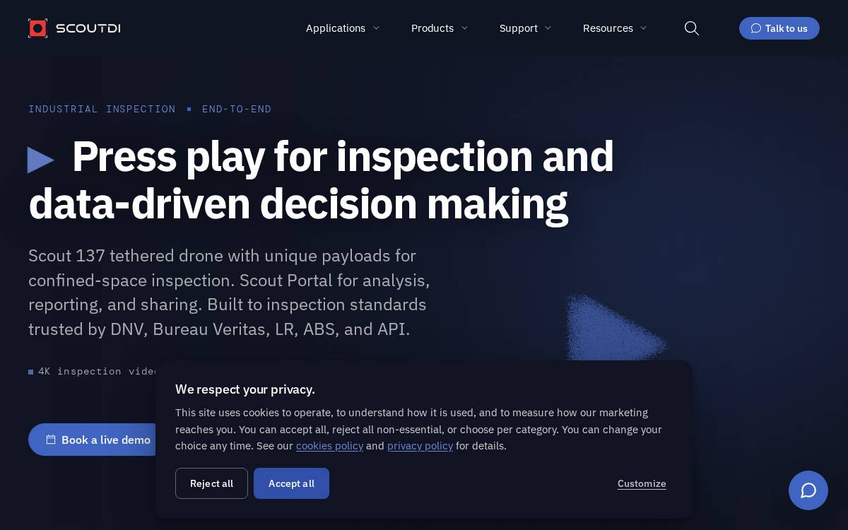 Scoutdi website preview