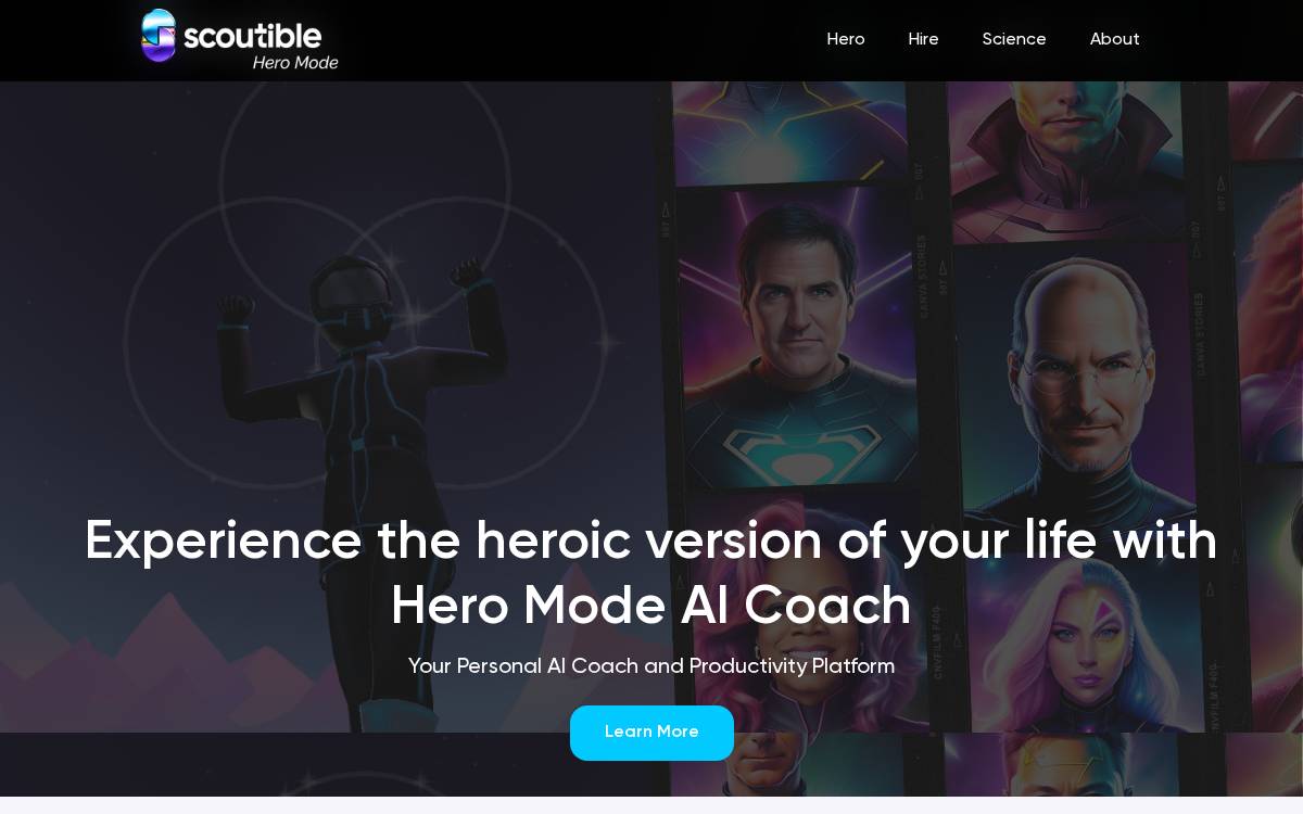 Scoutible website preview