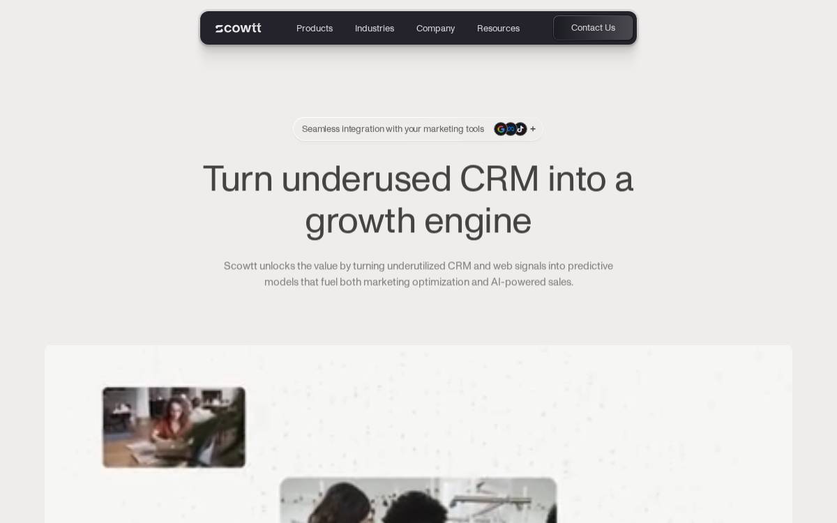 Scowtt website preview
