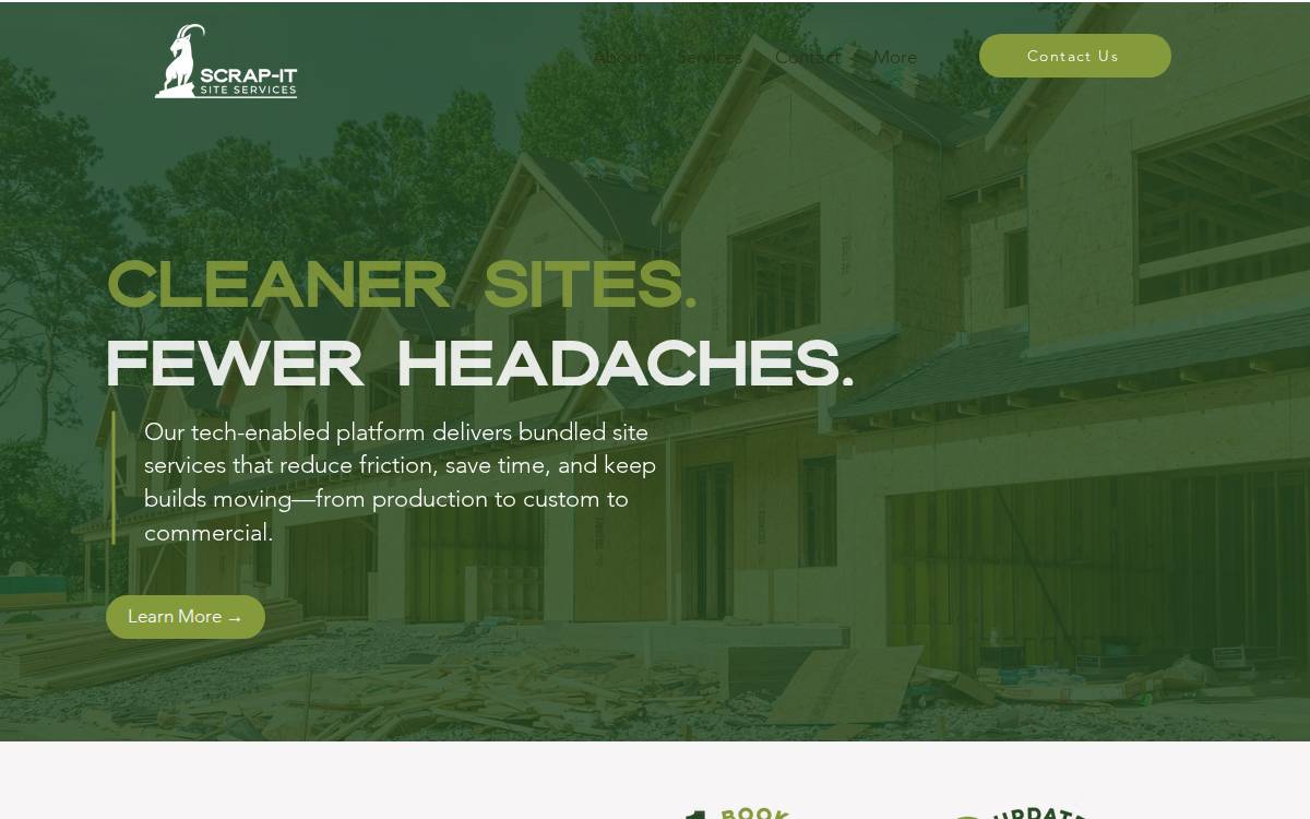 Scrap It website preview