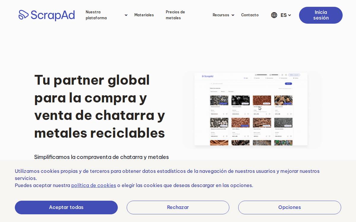 ScrapAd website preview