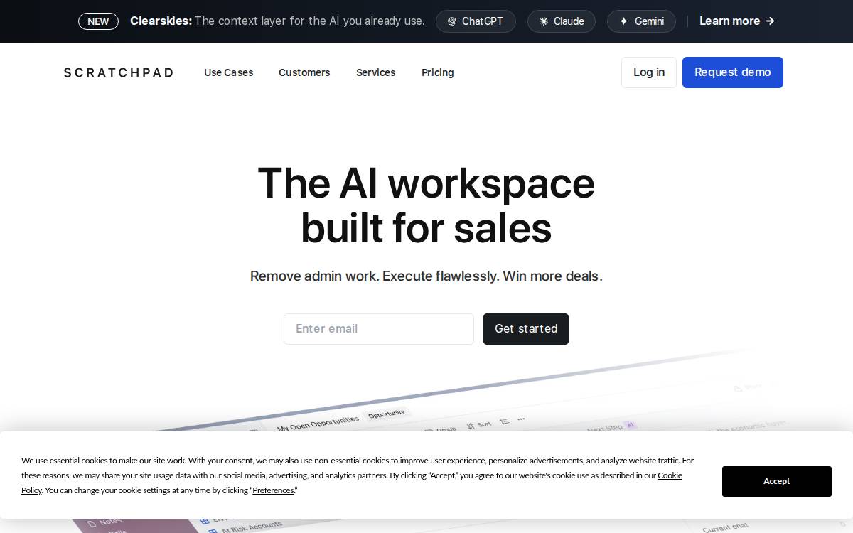 Scratchpad website preview