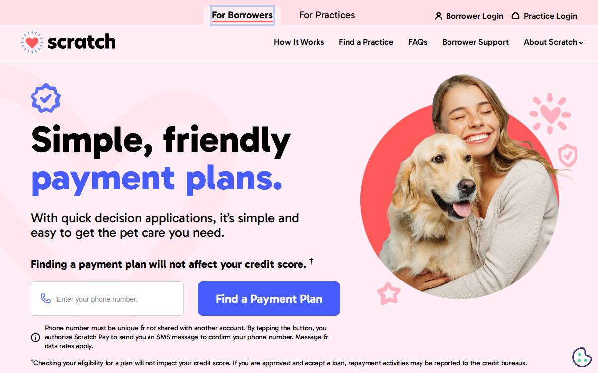 Scratchpay website preview