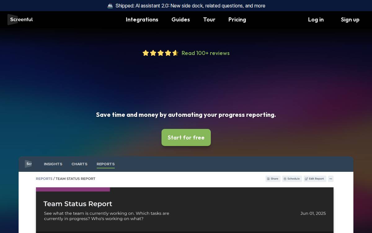 Screenful website preview