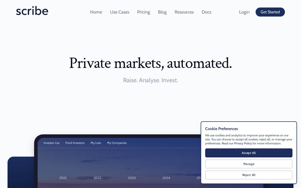 Scribelabs website preview