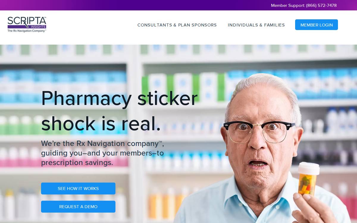Scriptasavings website preview