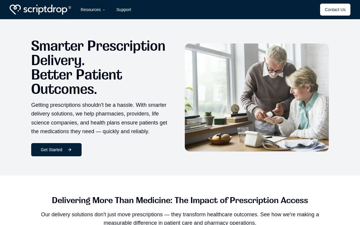 ScriptDrop website preview