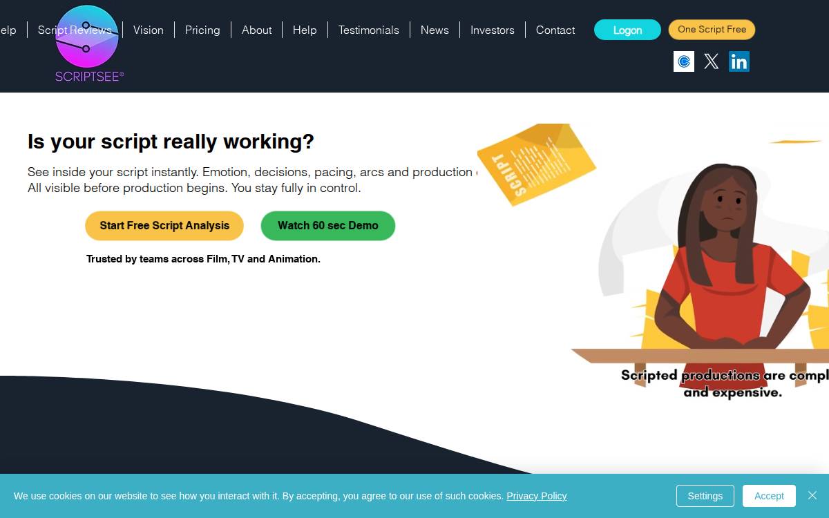 Scriptsee website preview