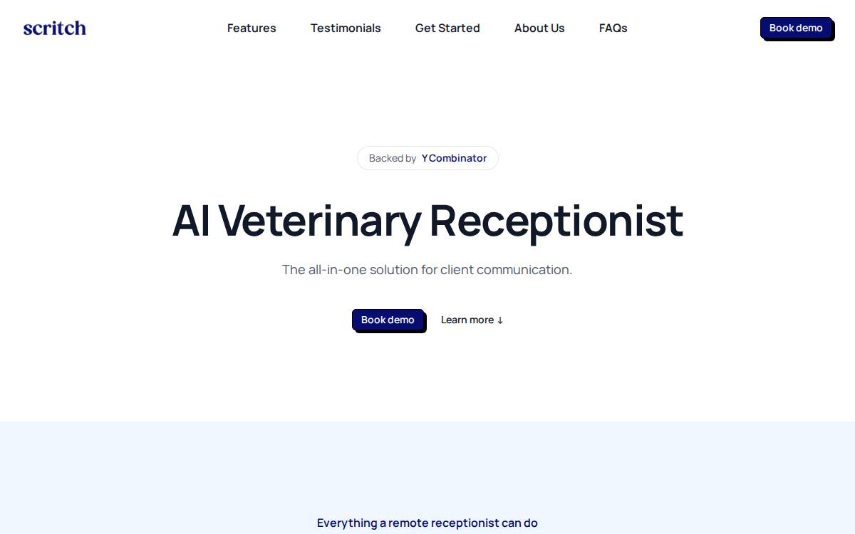 Scritch website preview