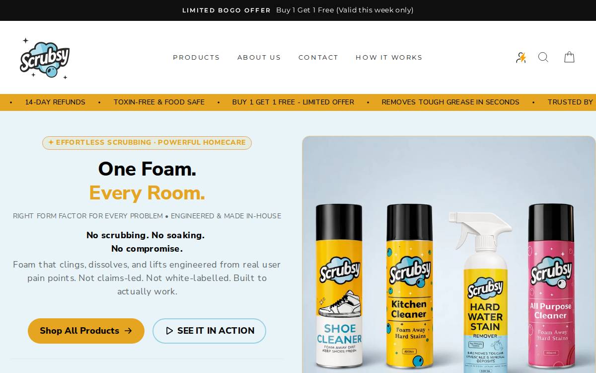 Scrubsy website preview