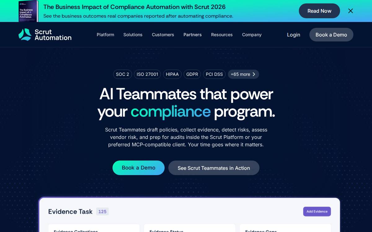 Scrut website preview
