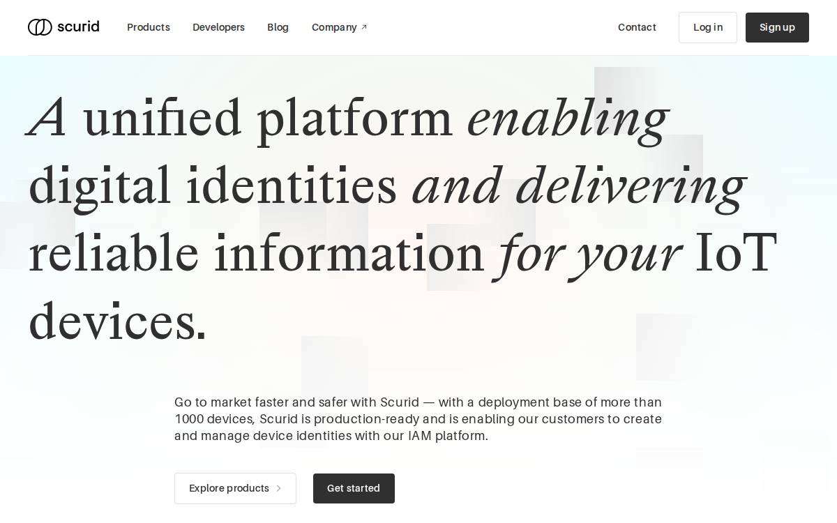 Scurid website preview