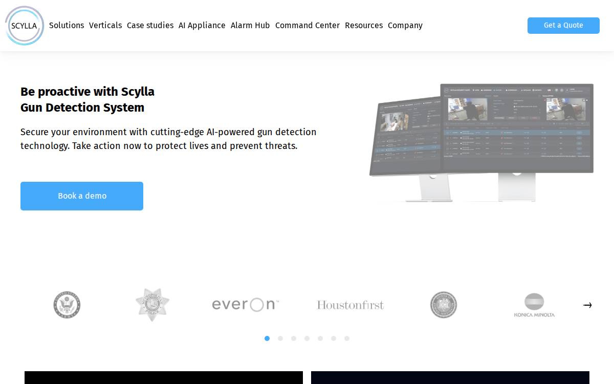 Scylla website preview