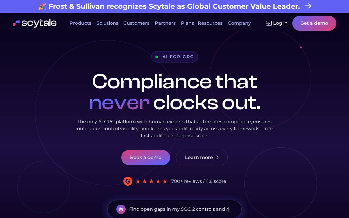 Scytale website preview