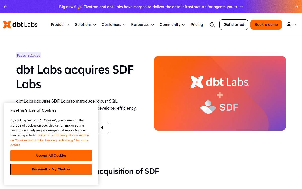SDF Labs website preview