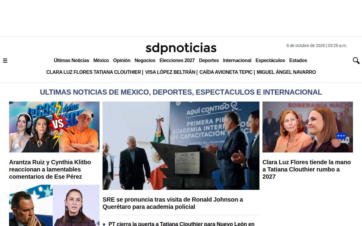 Sdpnoticias website preview