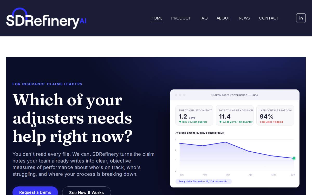 SDRefinery website preview