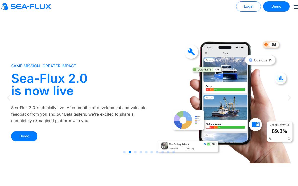 Sea Flux website preview