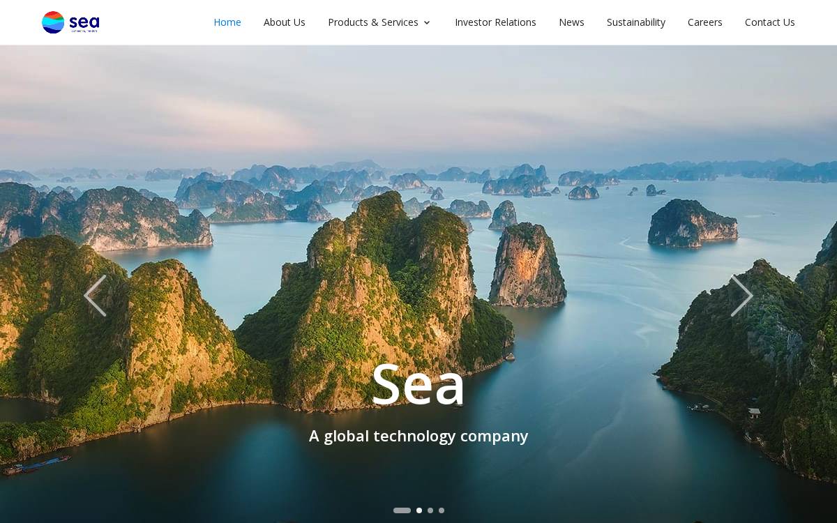 Sea website preview