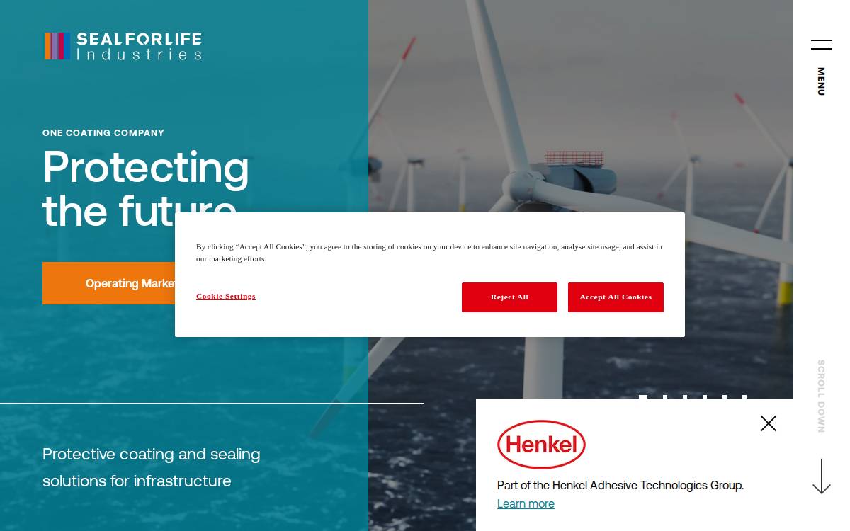 Seal For Life website preview