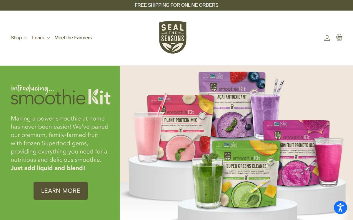 Seal THE Seasons website preview