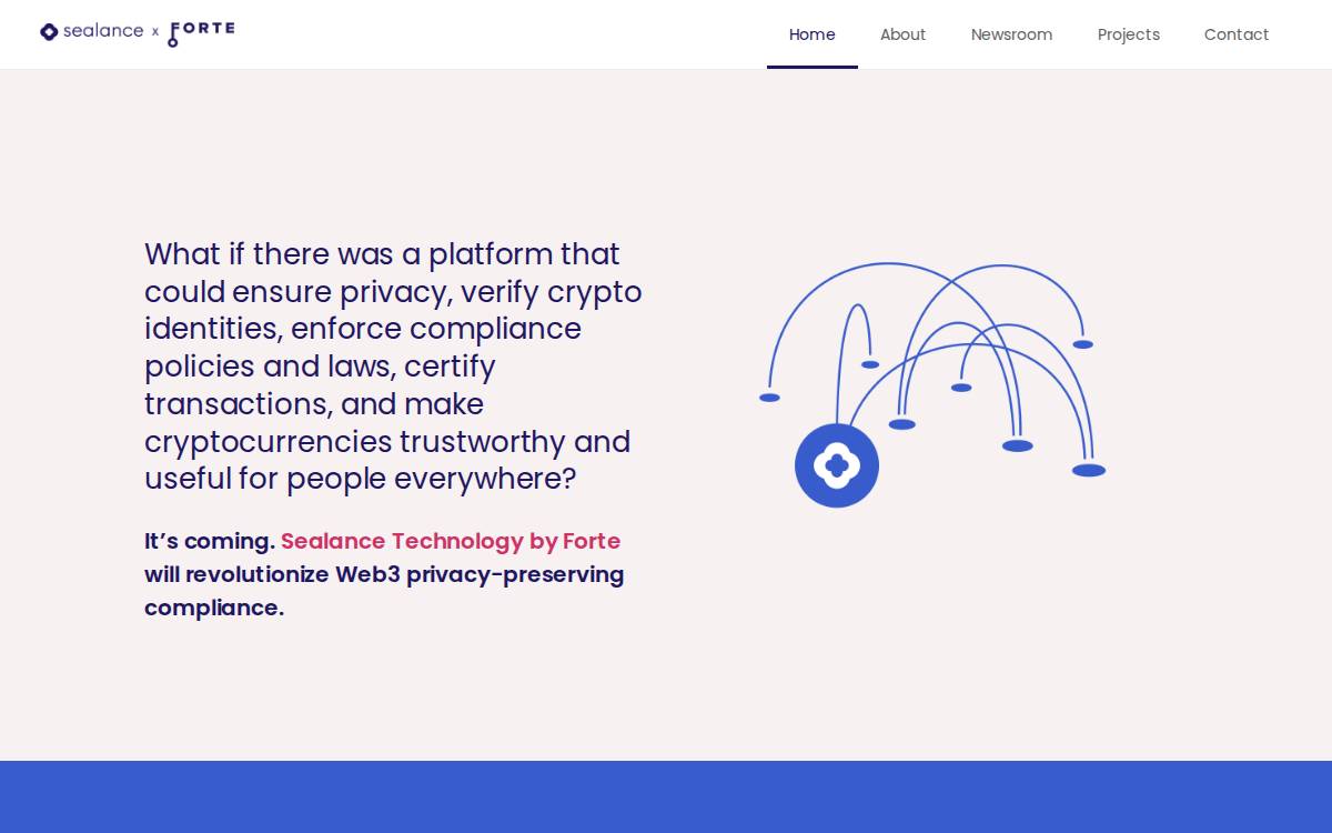 Sealance website preview