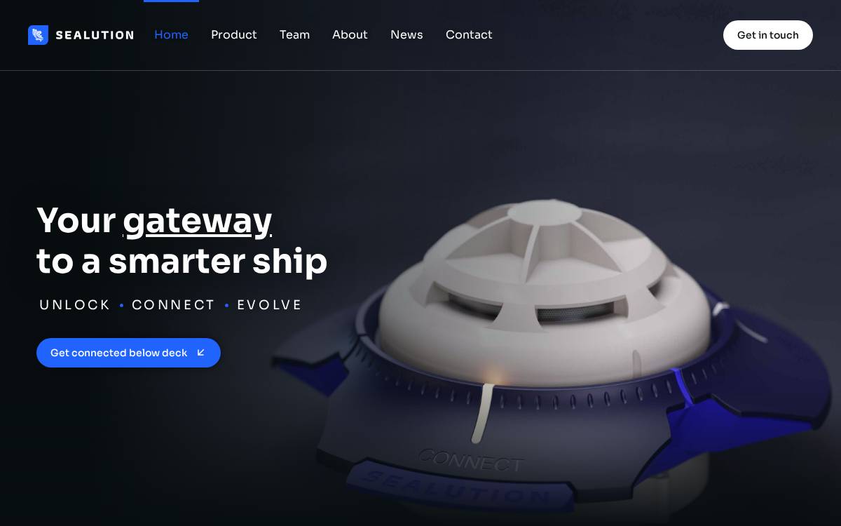 Sealution website preview