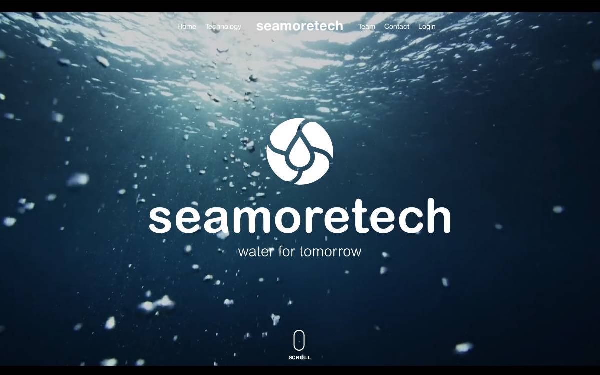 Seamoretech website preview