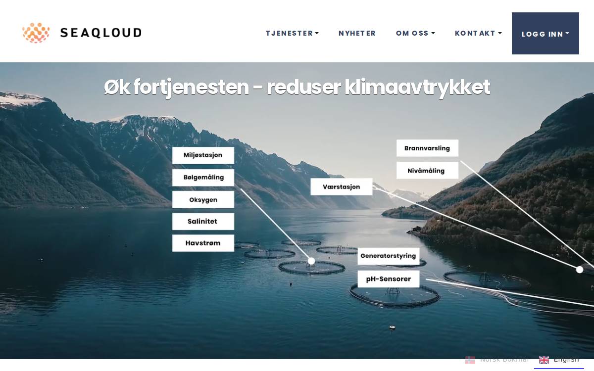 Seaqloud website preview