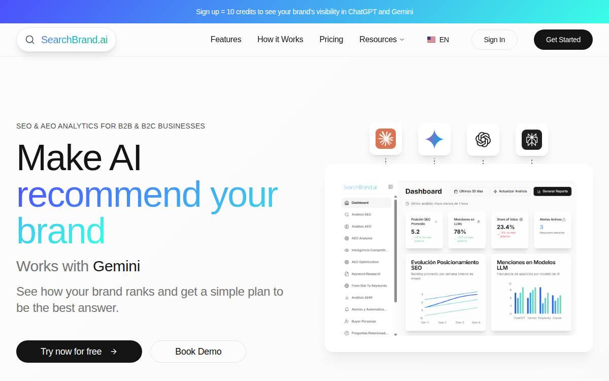 Searchbrand website preview